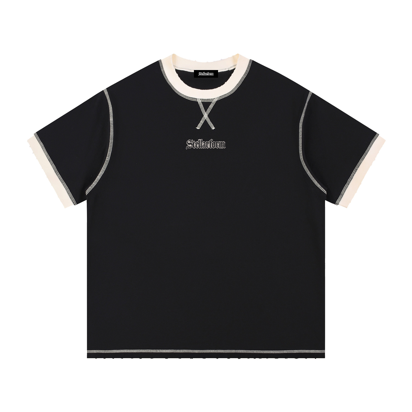 Void Contrast-Stitched Tee